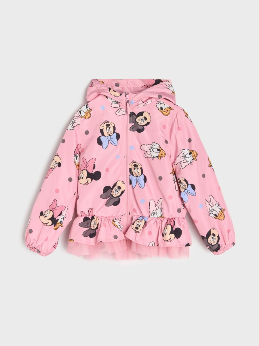Kurtka z baskinką i ozdobnym tiulem Minnie Mouse - różowy - SINSAY