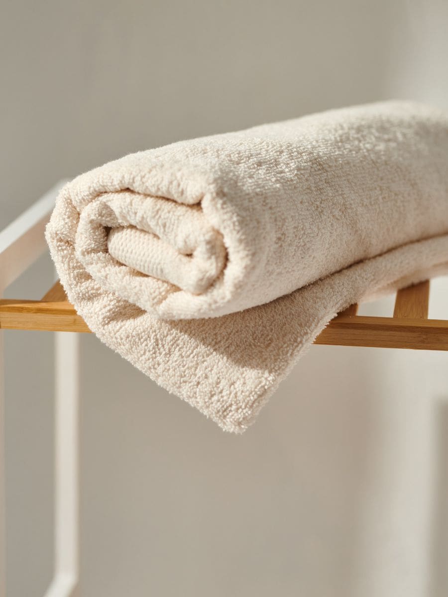 Asciugamano in cotone - panna - SINSAY