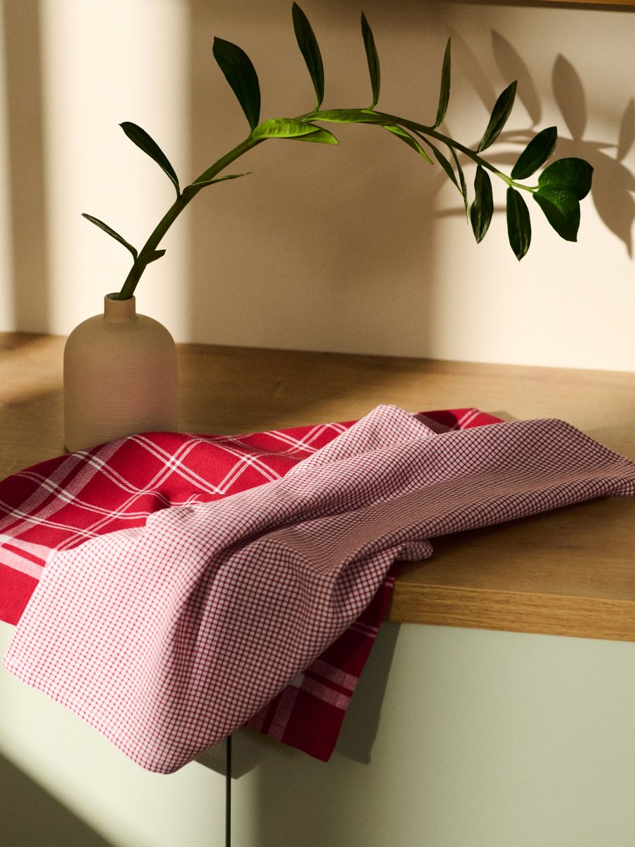 Серветки кухонні, 2 шт. - рожевий - SINSAY