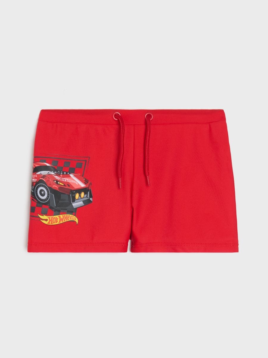 Kąpielówki Hot Wheels - czerwony - SINSAY