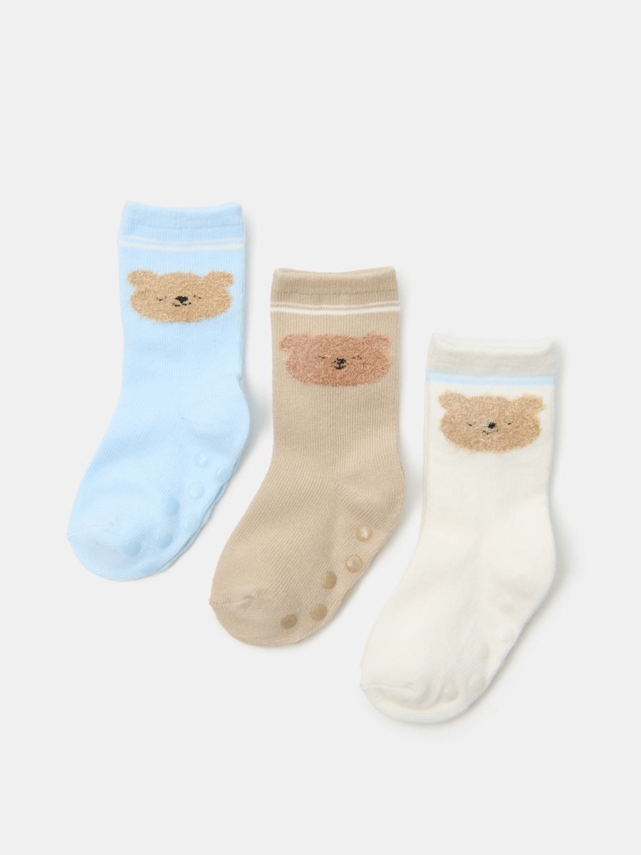 Șosete antialunecare, 3 pack - multicolor - SINSAY