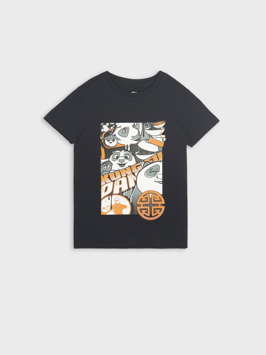 T-Shirt Kung Fu Panda - Schwarz - SINSAY