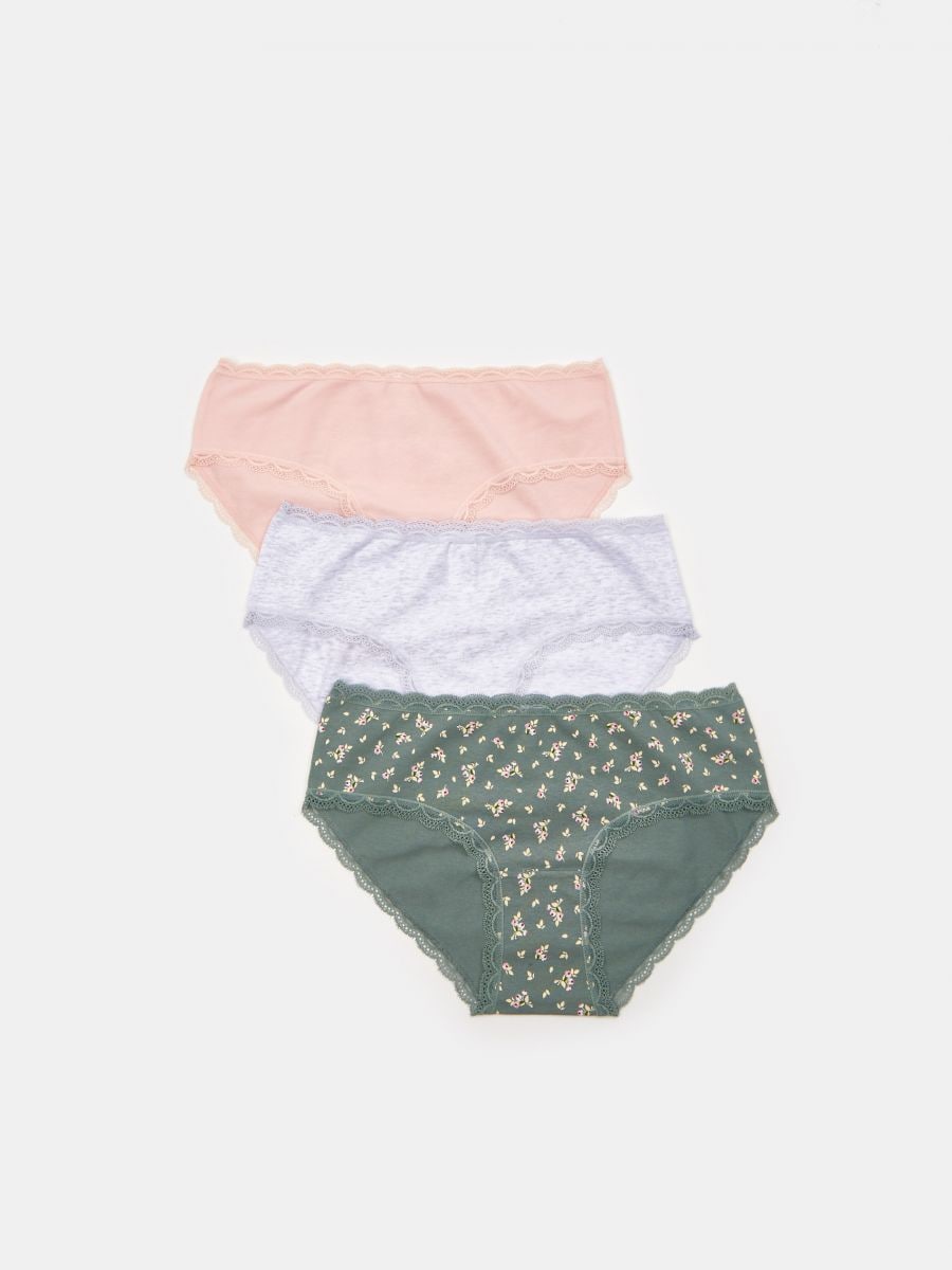 Hipster knickers 3 pack Color multicolor - SINSAY - 6010U-MLC