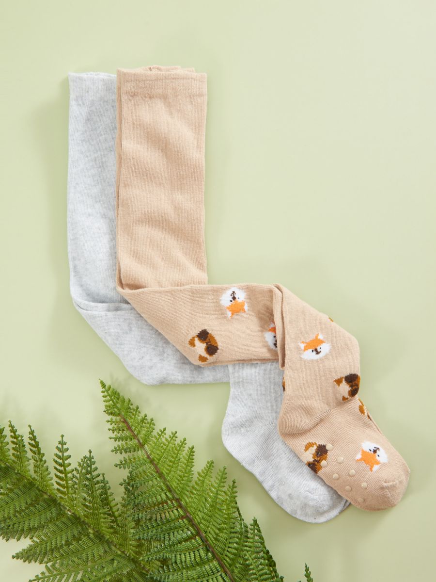 Čarape s gaćicama - 2 komada - više boja - SINSAY