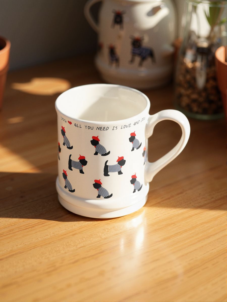 Кухоль ALL YOU NEED IS LOVE AND DOG - червоний - SINSAY