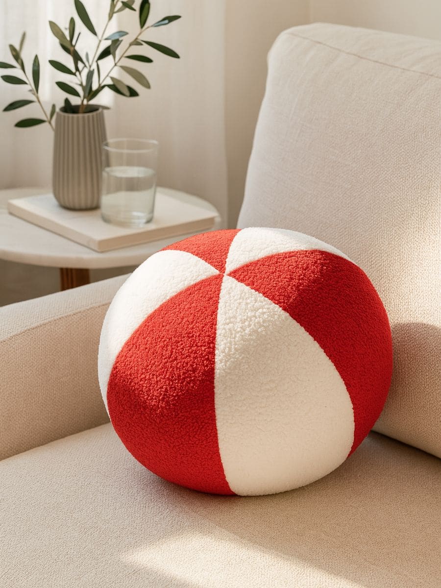 Dekoratyvinė pagalvėlė teddy - raudona - SINSAY