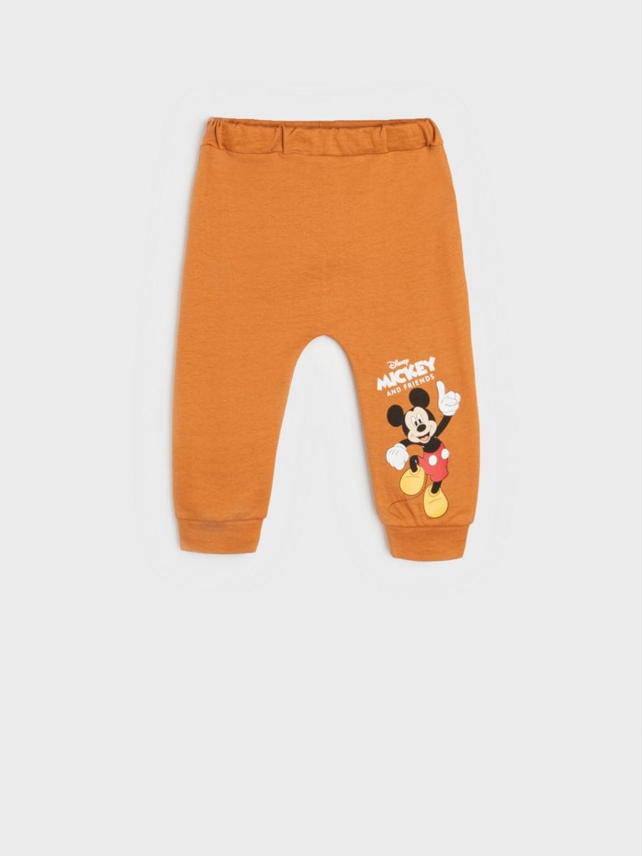 Mickey Mouse harem trousers - golden brown - SINSAY