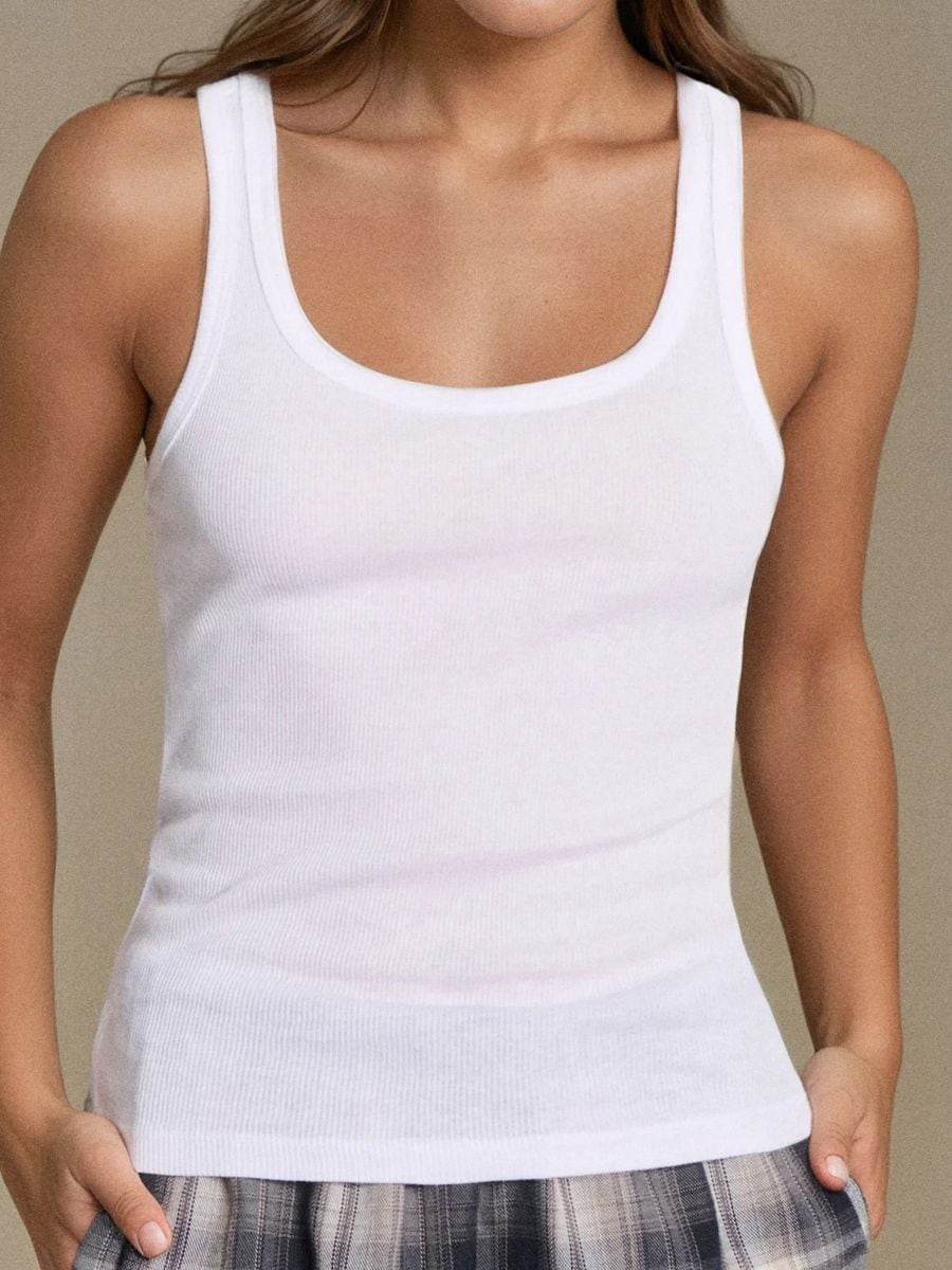 Boxer top - bílá - SINSAY