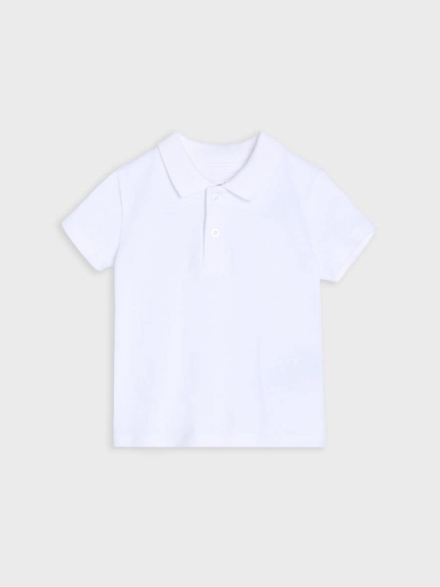 Koszulka polo - biały - SINSAY