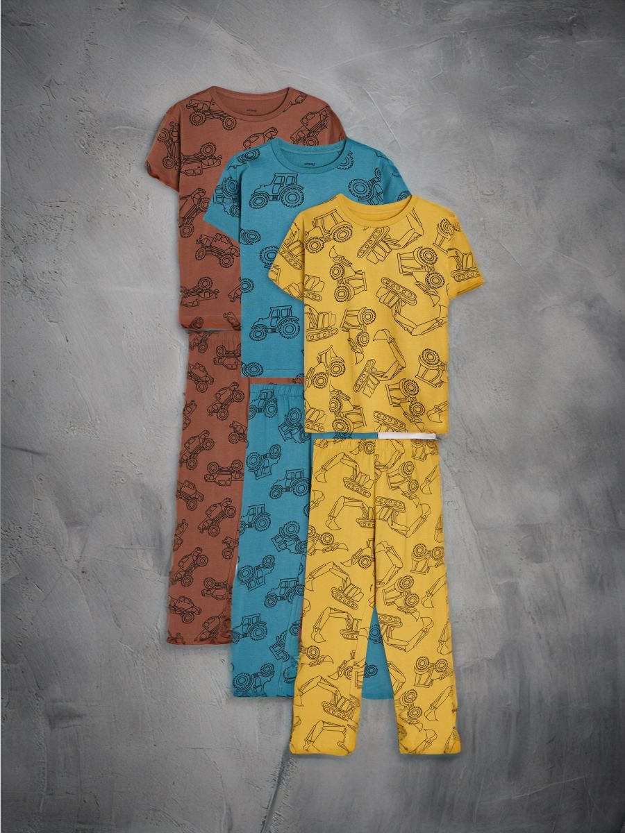 3 darabos pizsamaszett - többszínű - SINSAY