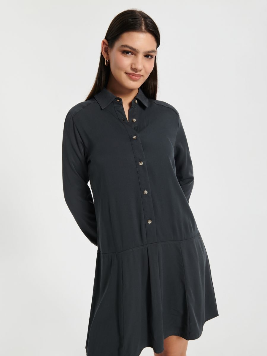 Mini риза-рокля - антрацит - SINSAY