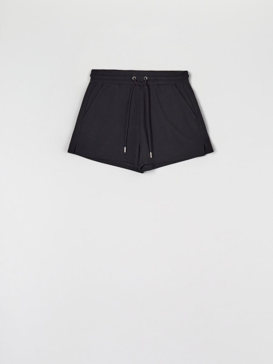 Pantaloni sport scurți - negru - SINSAY