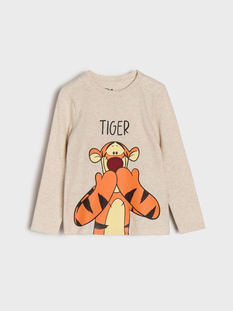 Majica sa printom Winnie the Pooh - krem - SINSAY