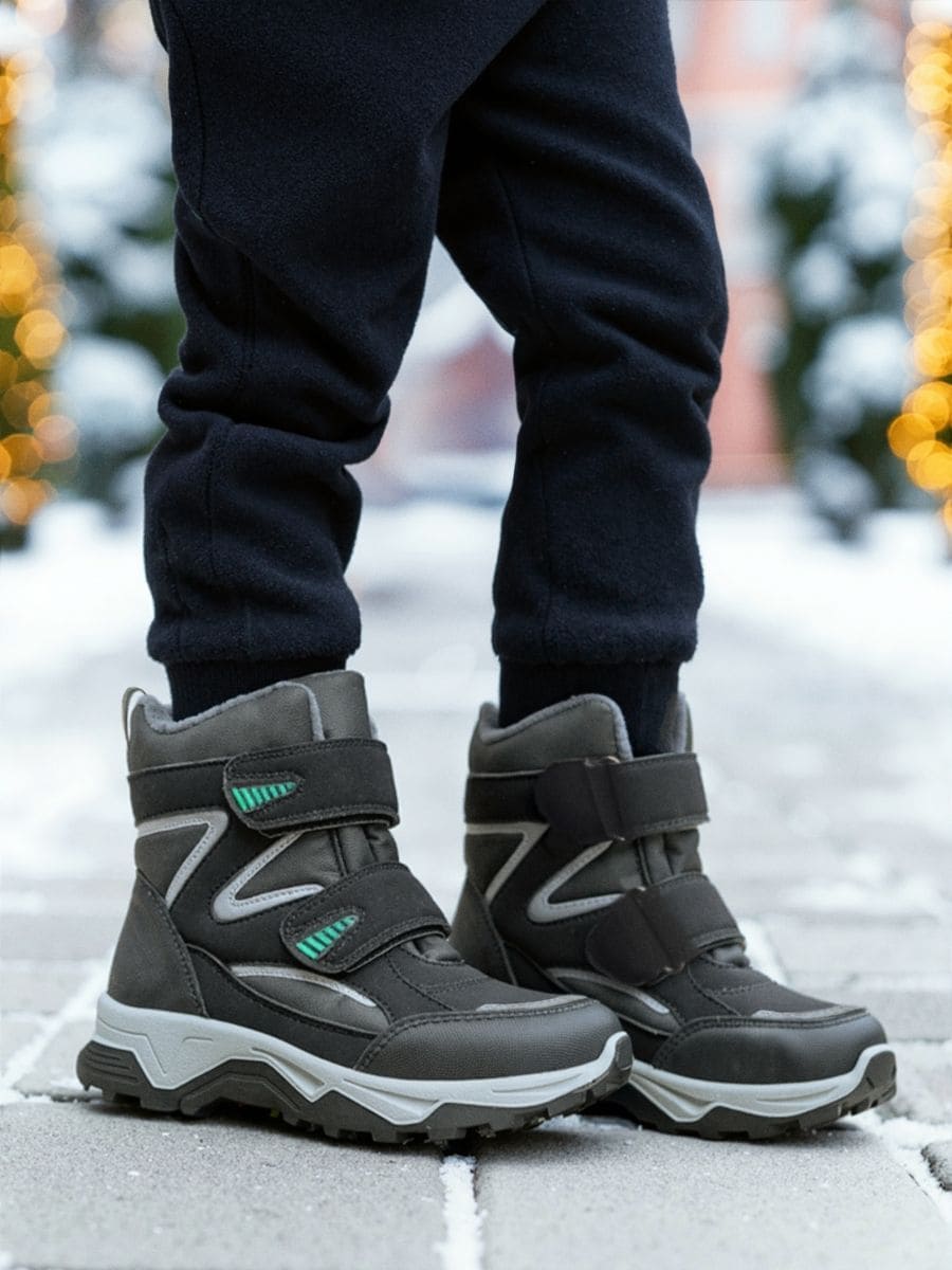 Чоботи для снігу - чорний - SINSAY