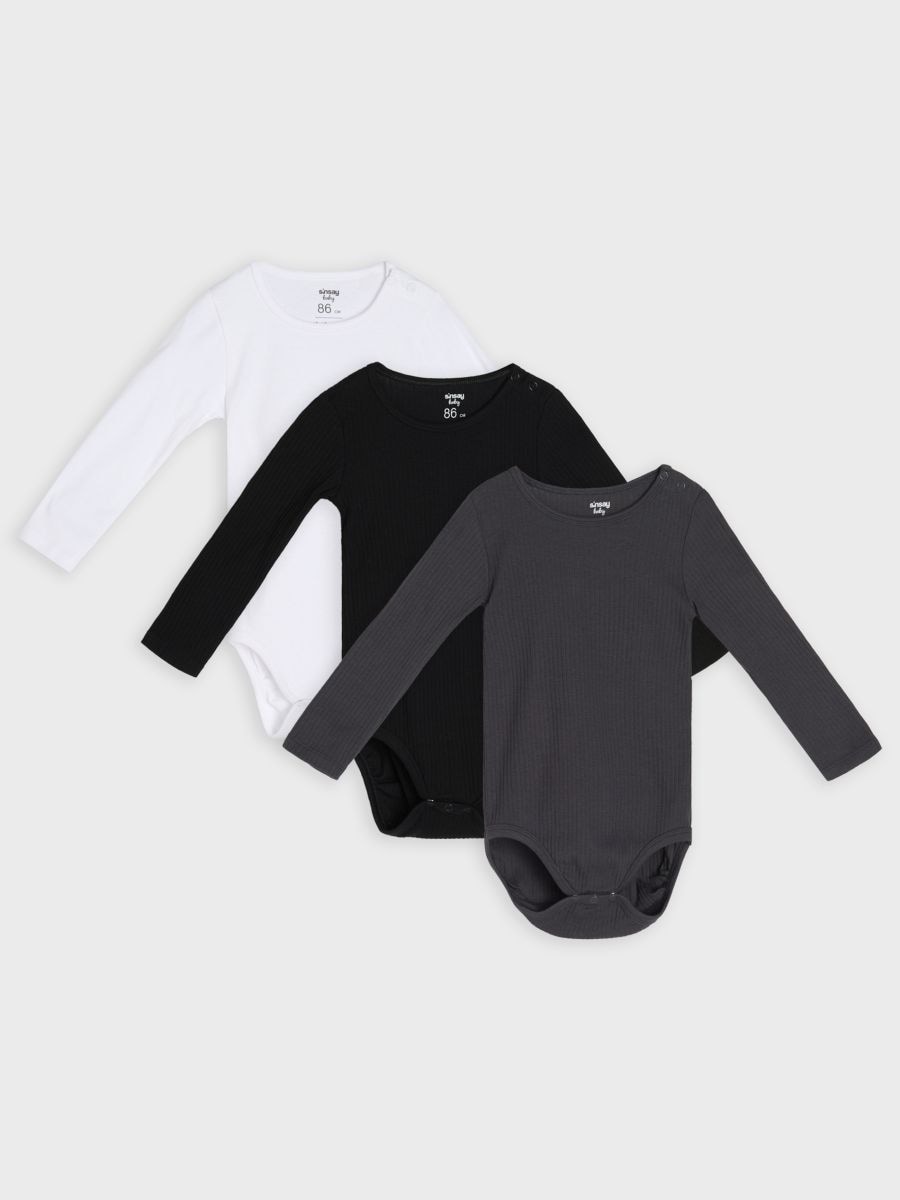 Body 3 pack - biały - SINSAY