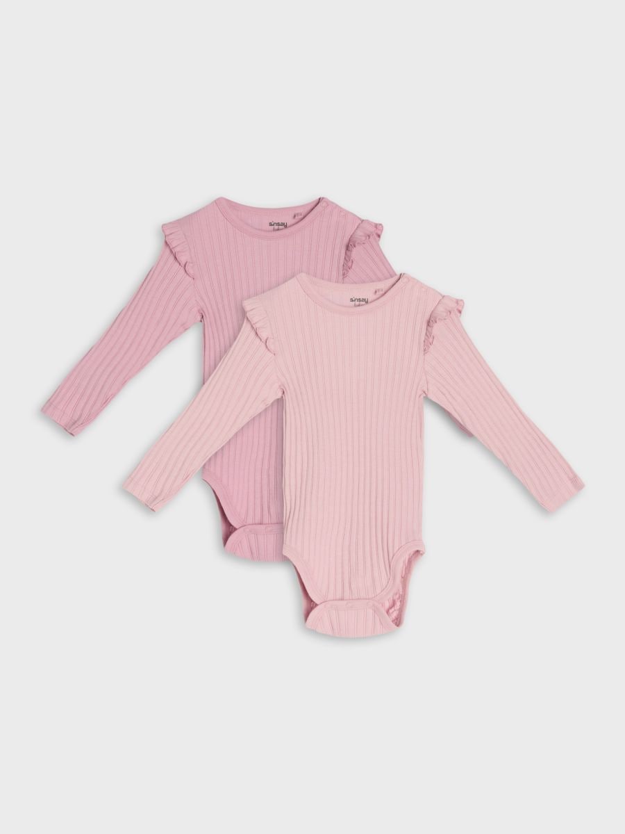 Body in jersey a costine 2 pack - viola - SINSAY