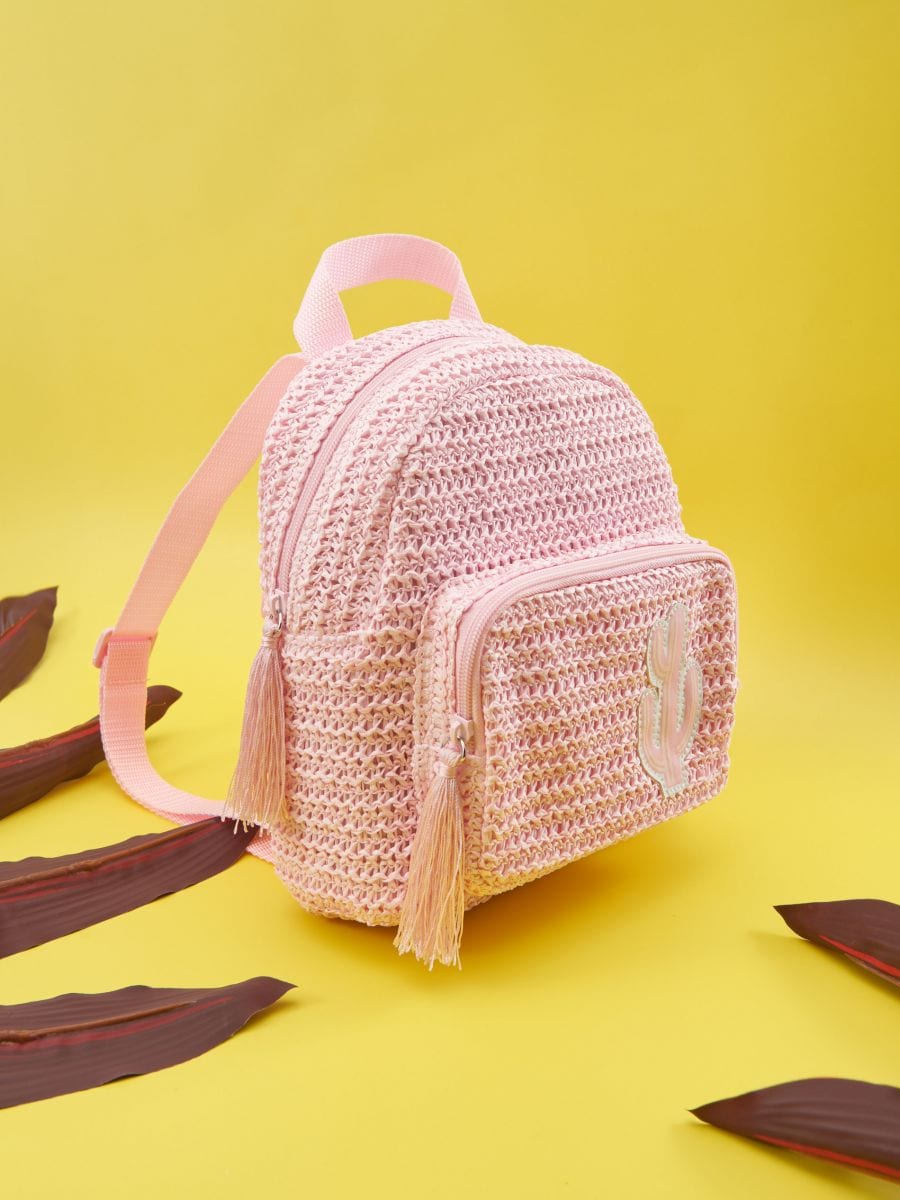 Рюкзак - пастельний рожевий - SINSAY