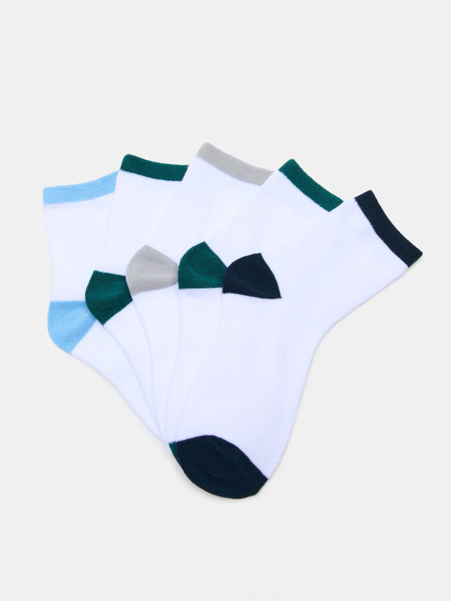 Zeķes, iepakojumā 5 pāri - daudzkrāsains - SINSAY