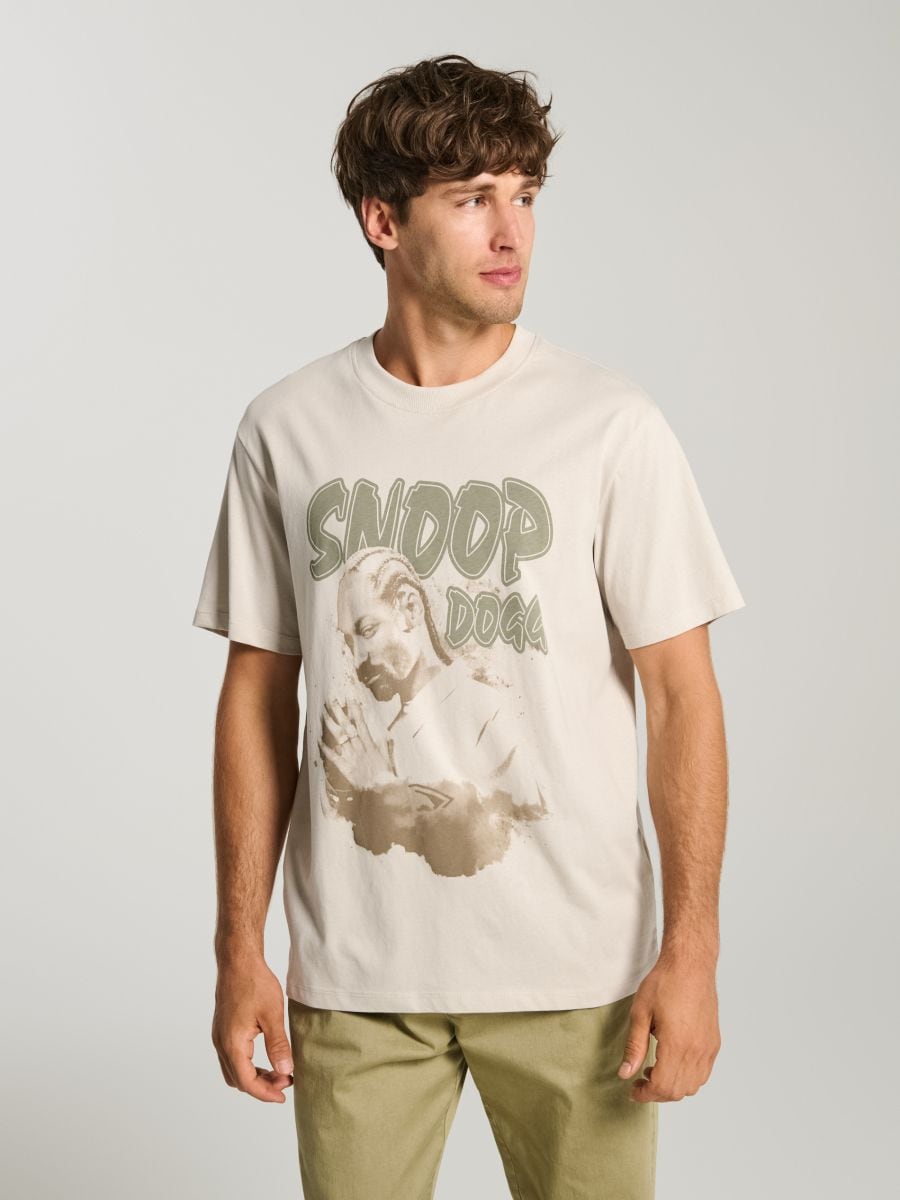 Tricou Snoop Dogg - nude - SINSAY