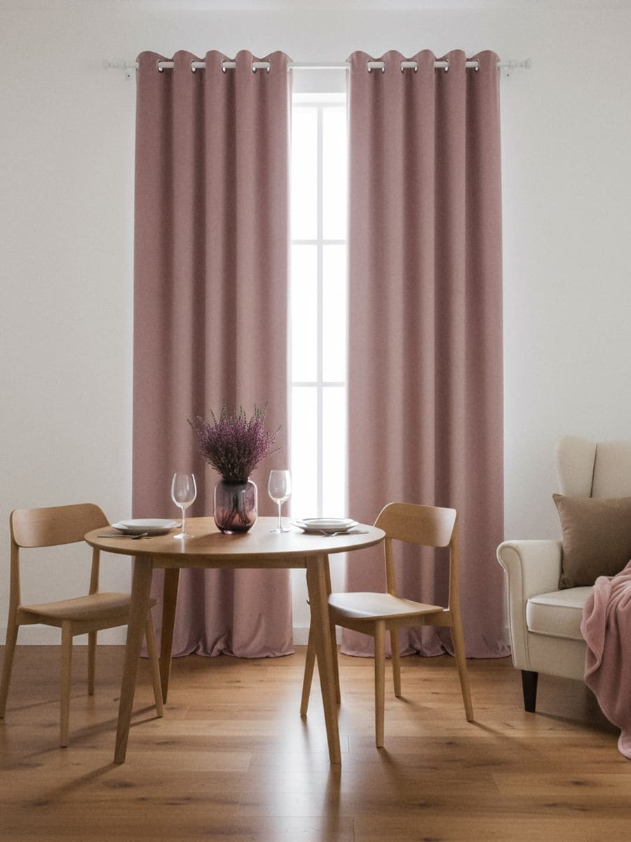 CURTAIN - roze - SINSAY