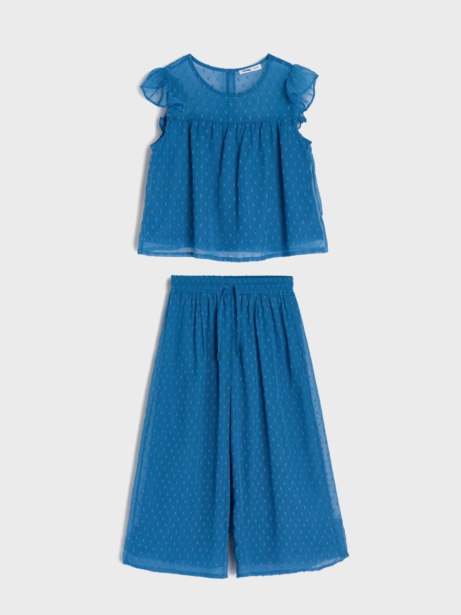Set de vară cu pantaloni lungi - albastru - SINSAY