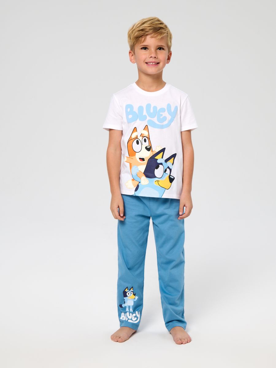 Dvodijelna pidžama Bluey - bijelo - SINSAY