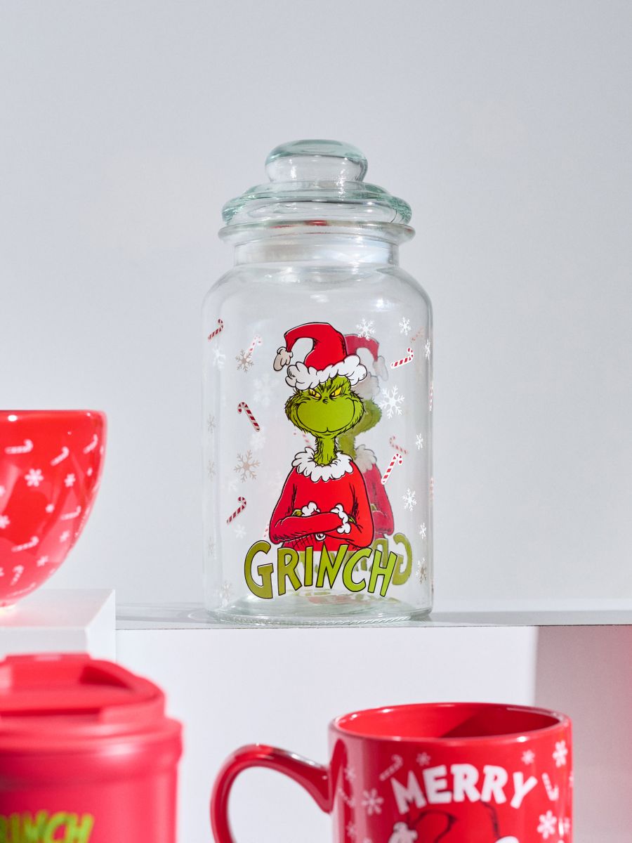 Βάζο με Καπάκι Grinch - λευκο - SINSAY