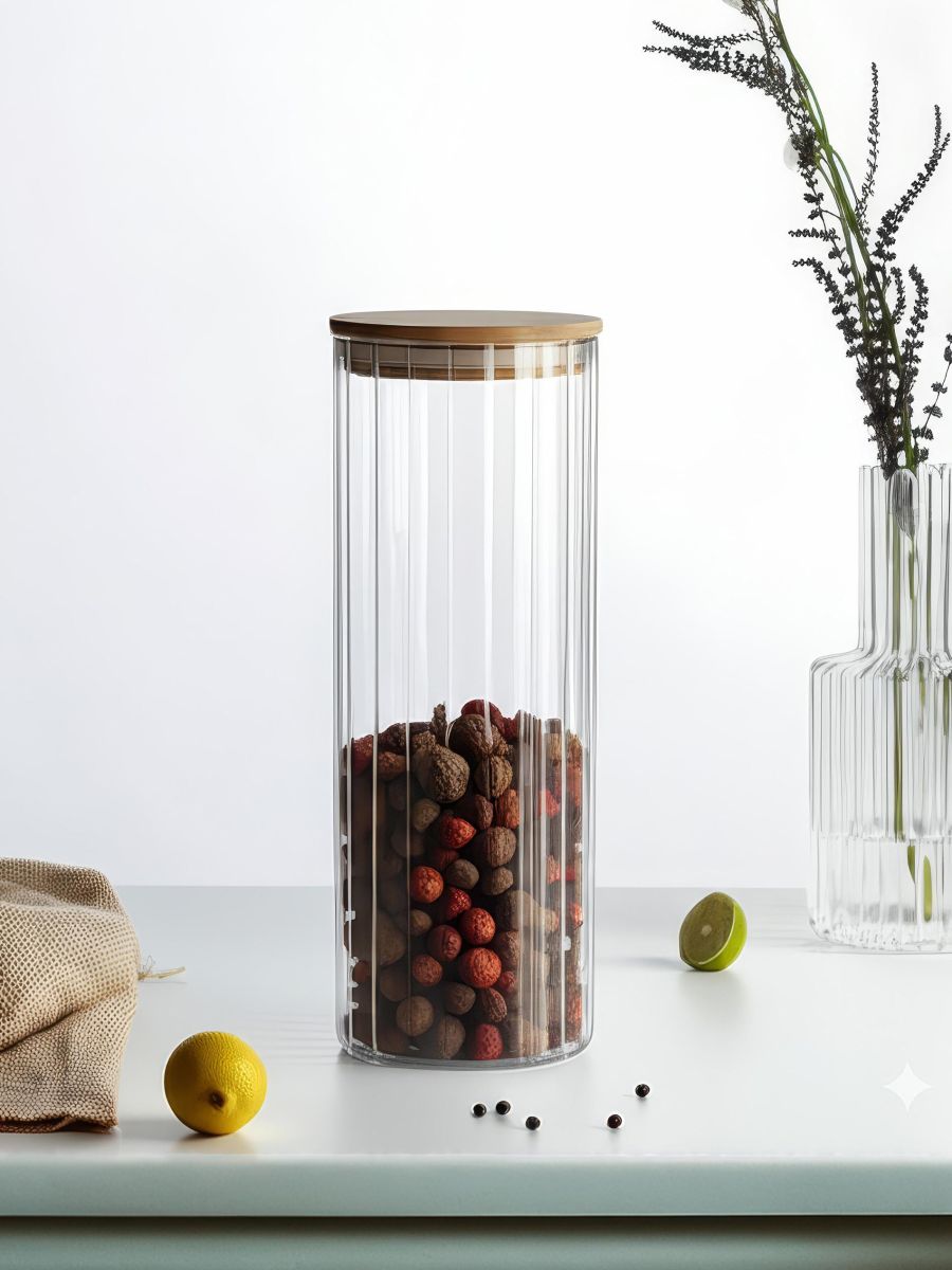 Recipient pentru alimente cu capac - clear - SINSAY
