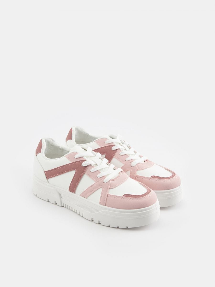 Sneakers Color pastel pink - SINSAY - 7488Y-03X