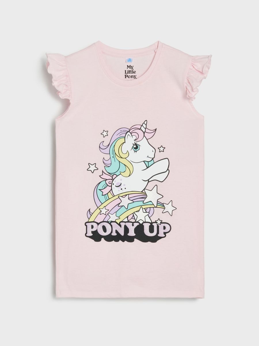 Koszula nocna z ozdobnymi falbanami My Little Pony - różowy - SINSAY