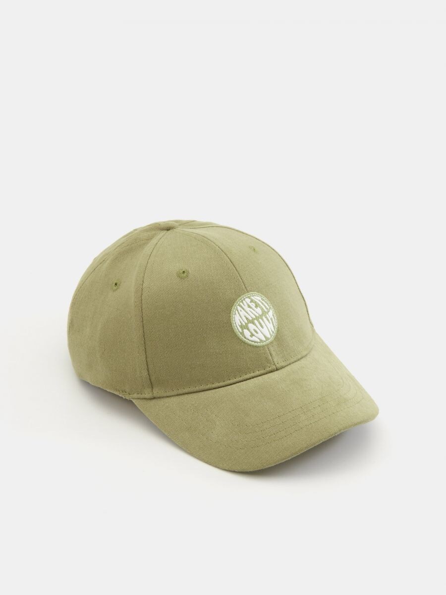 Καπέλο τζόκεϊ - θαμπο πρασινο - SINSAY