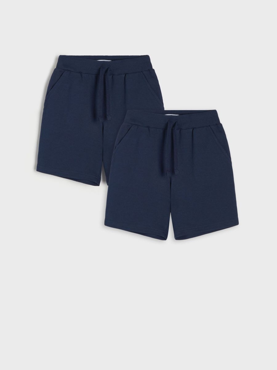 Set de 2 perechi de pantaloni scurți - bleumarin - SINSAY