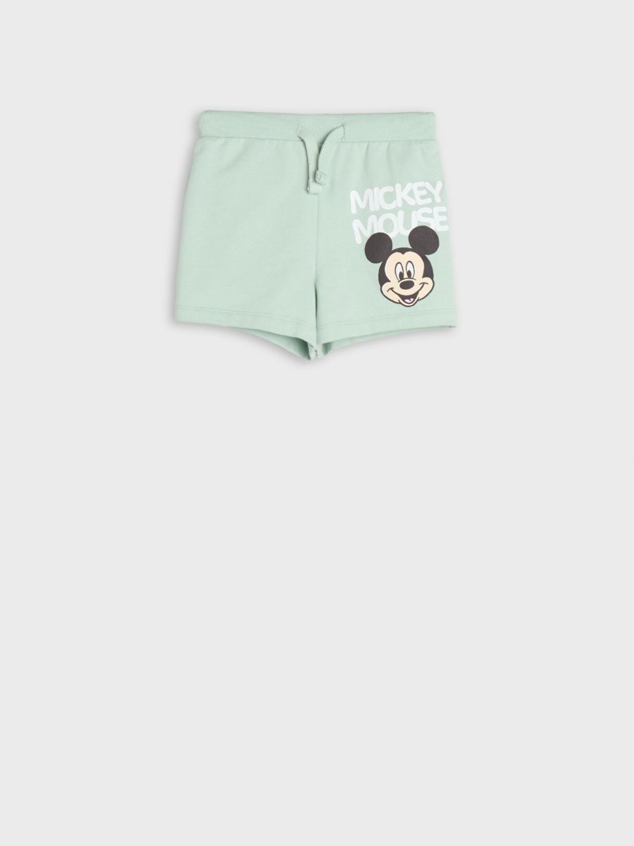 Kratke hlače Mickey Mouse - jekleno zelena - SINSAY