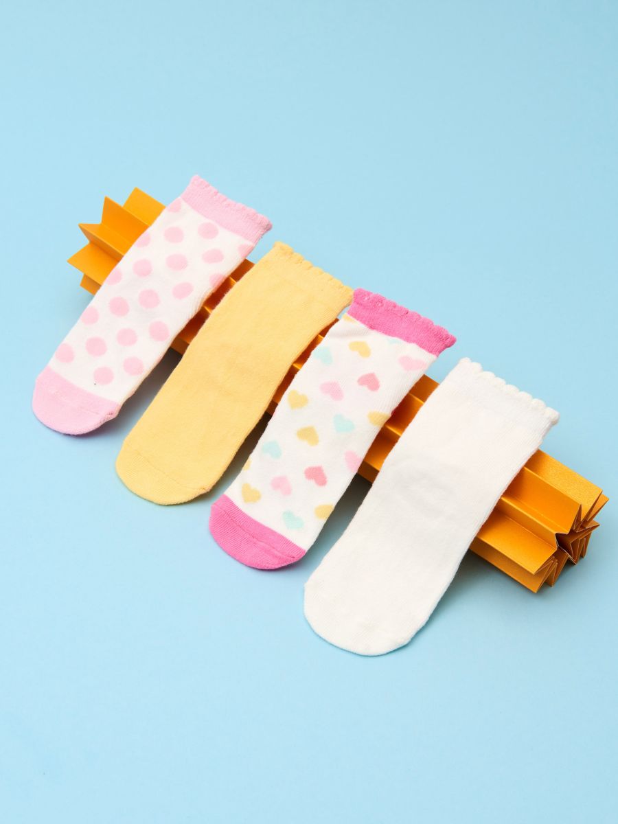 Шкарпетки, 4 пари - різнобарвний - SINSAY