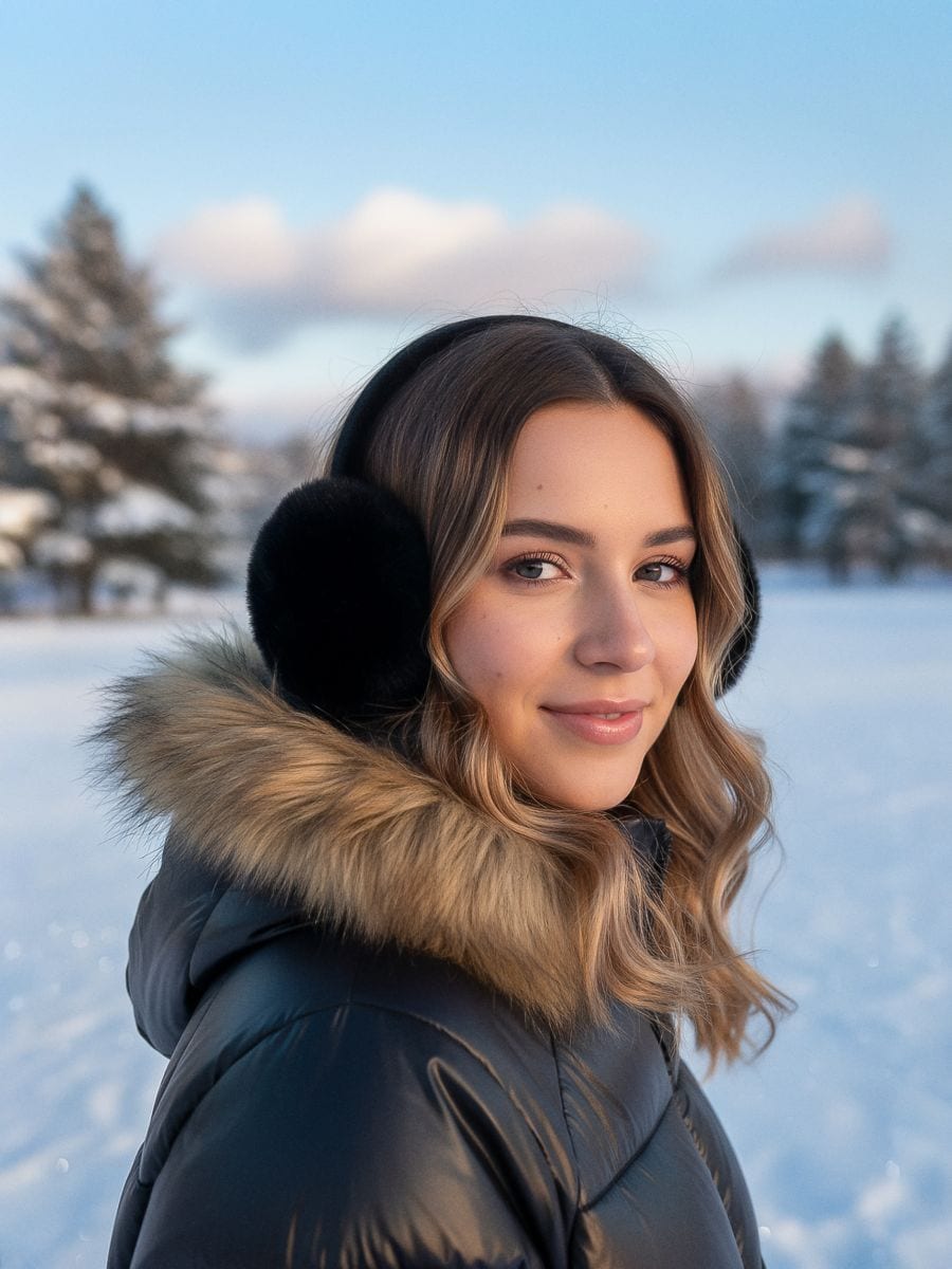 Теплі навушники - чорний - SINSAY