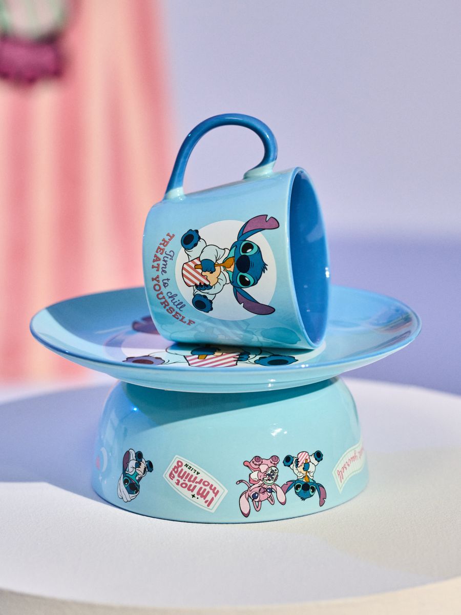 Керамічна чашка з принтом Lilo & Stitch - різнобарвний - SINSAY