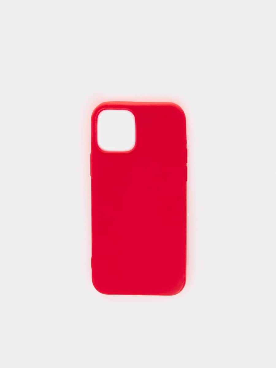 iPhone 12, 12 Pro dėklas - raudona - SINSAY