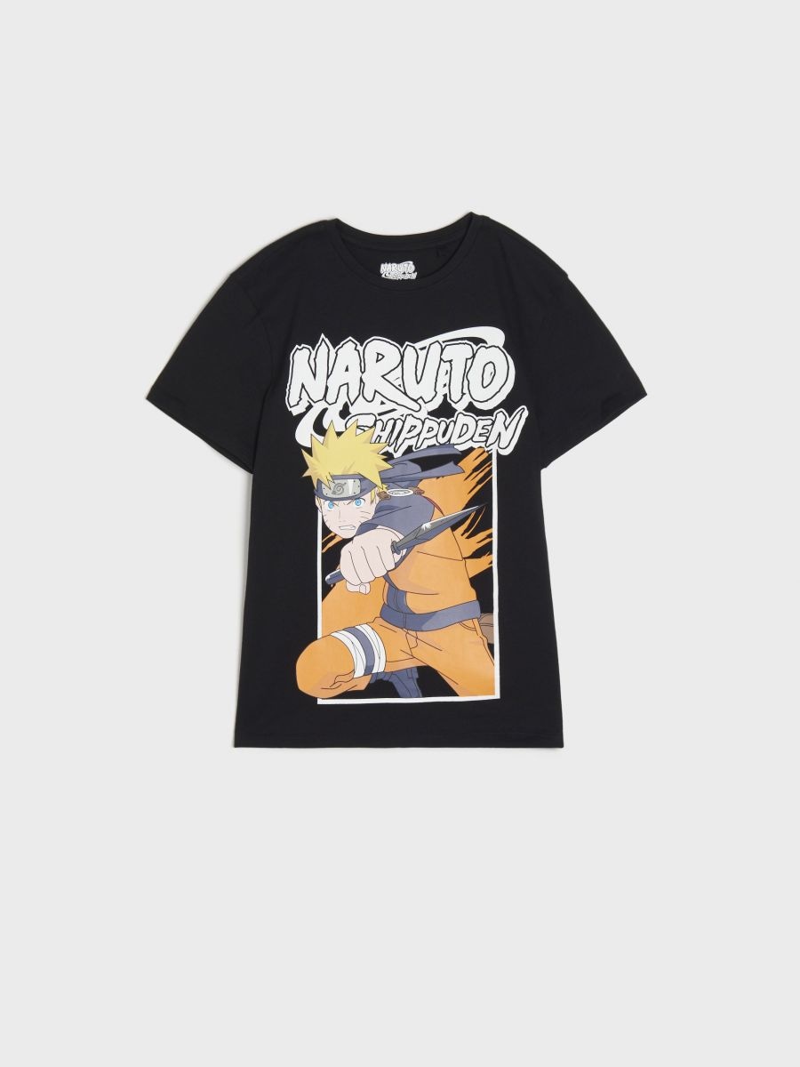 Koszulka Naruto - czarny - SINSAY