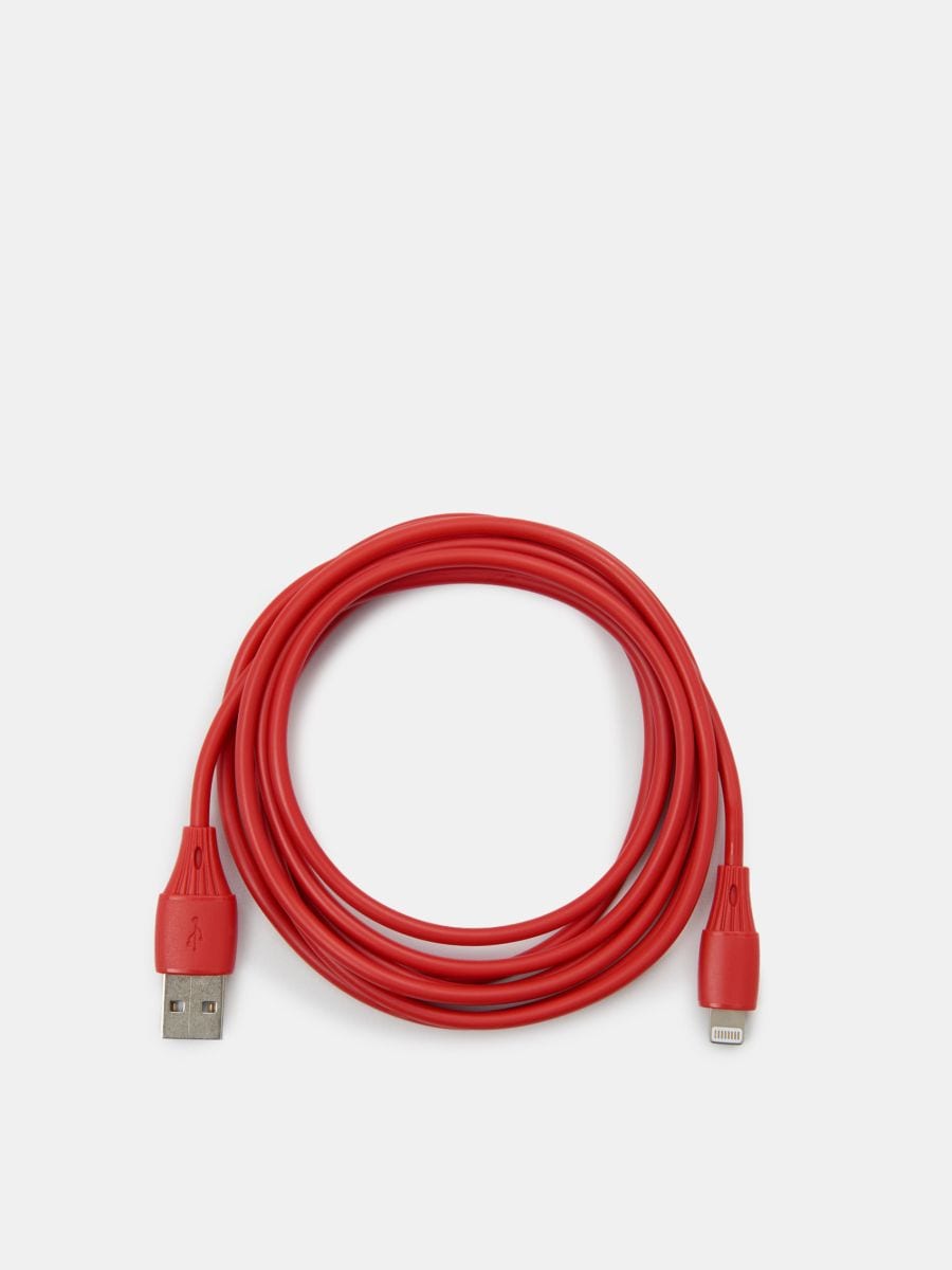 iPhone USB laidas - raudona - SINSAY