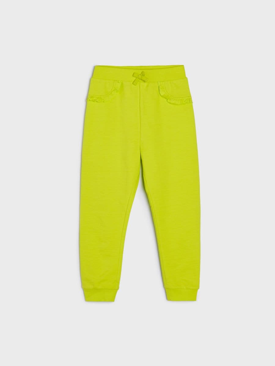 Yellow discount tracksuit bottoms