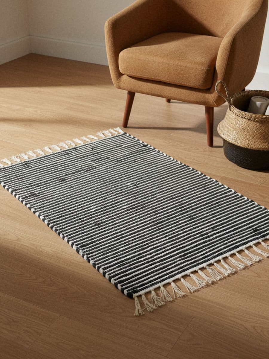 Preproga - črna - SINSAY