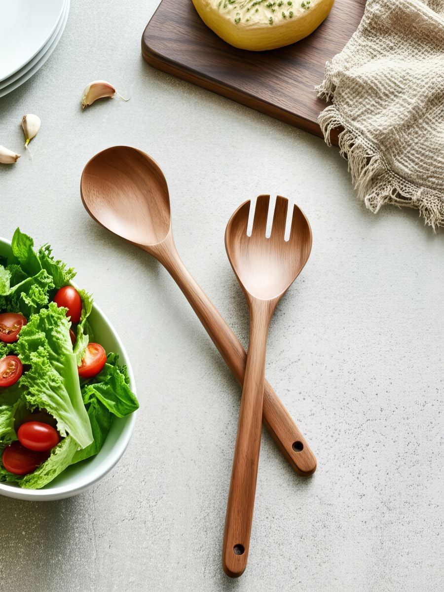 Кухонні ложки для сервірування, набір з 2 штук - бежевий - SINSAY