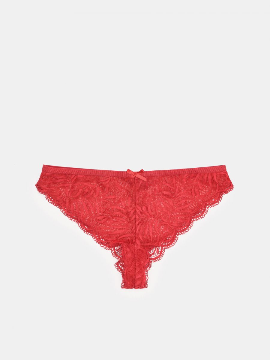 Lace knickers Color red - SINSAY - 7665A-33X