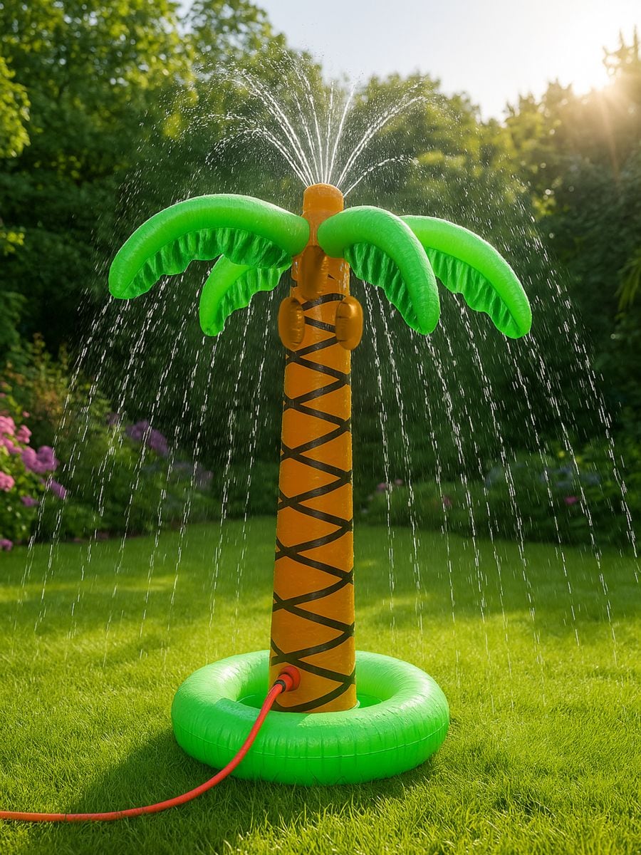 Φουσκωτό παιχνίδι που ψεκάζει νερό σε σχήμα φοίνικα - πολυχρωμο - SINSAY