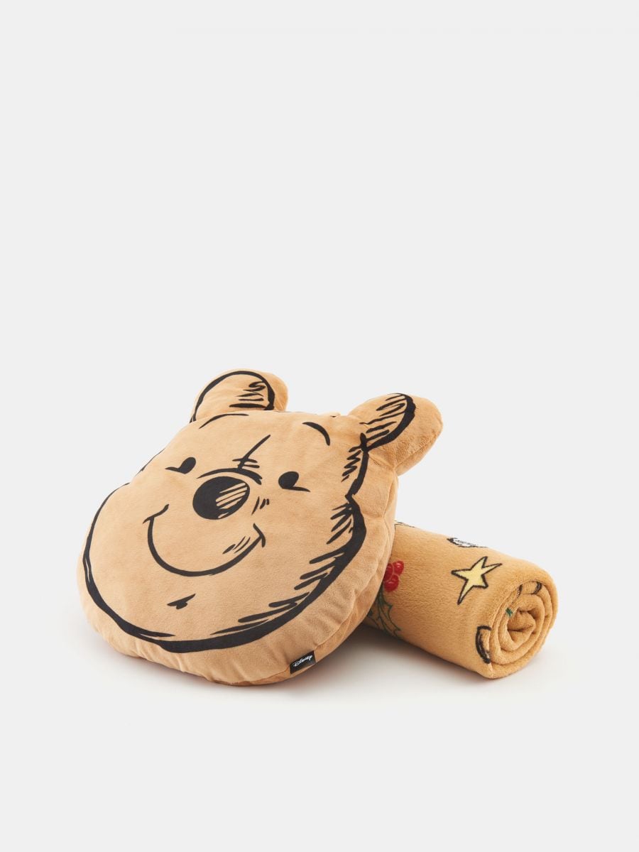 Комплект мека играчка и одеяло  Winnie the Pooh - бежово - SINSAY