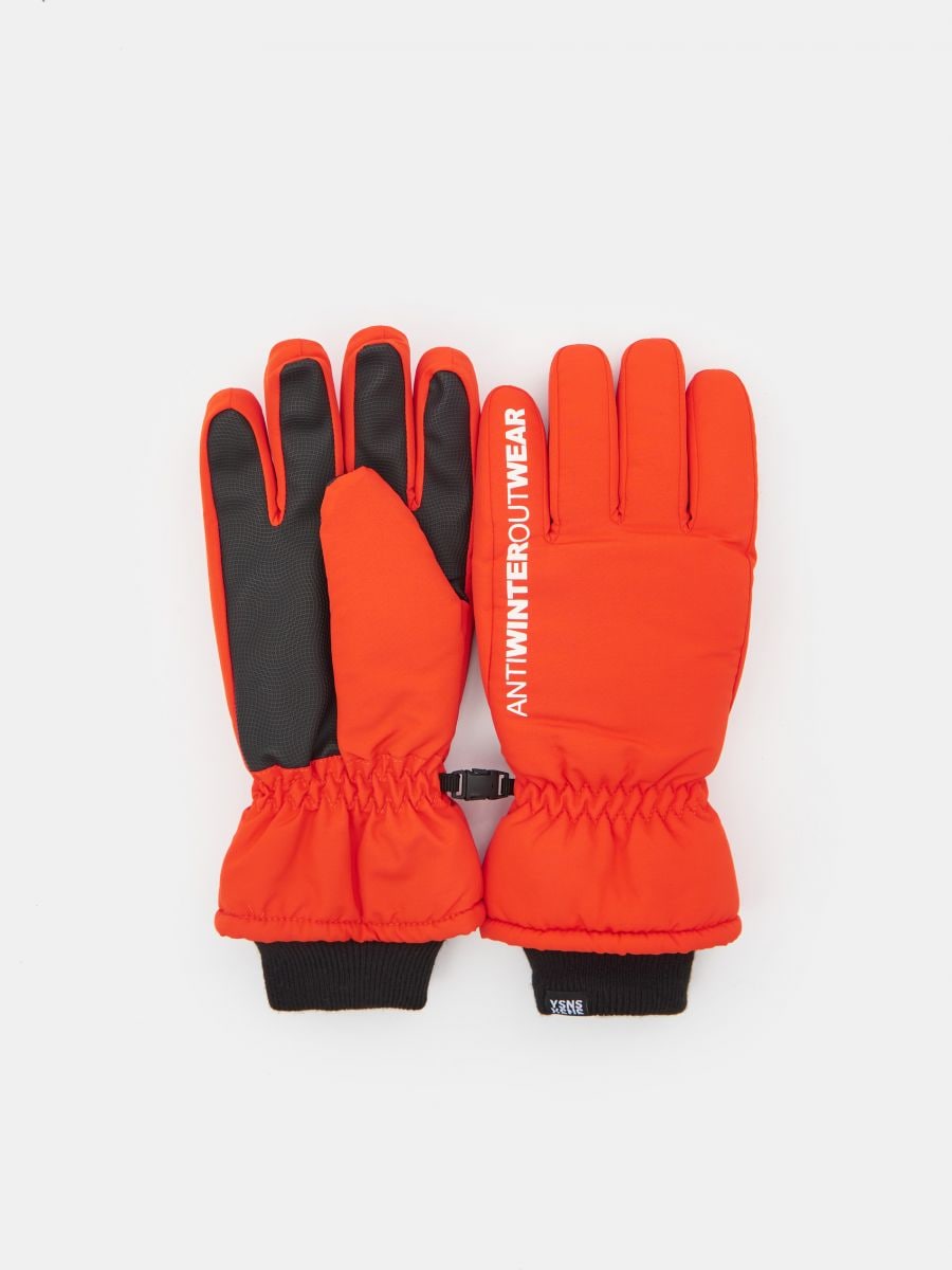Coral shop ski gloves