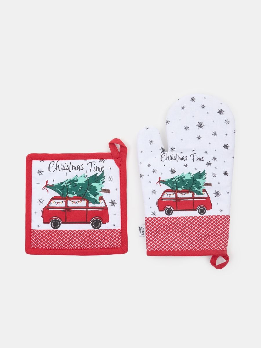 Mănușă de bucătărie și suport pentru oale - multicolor - SINSAY