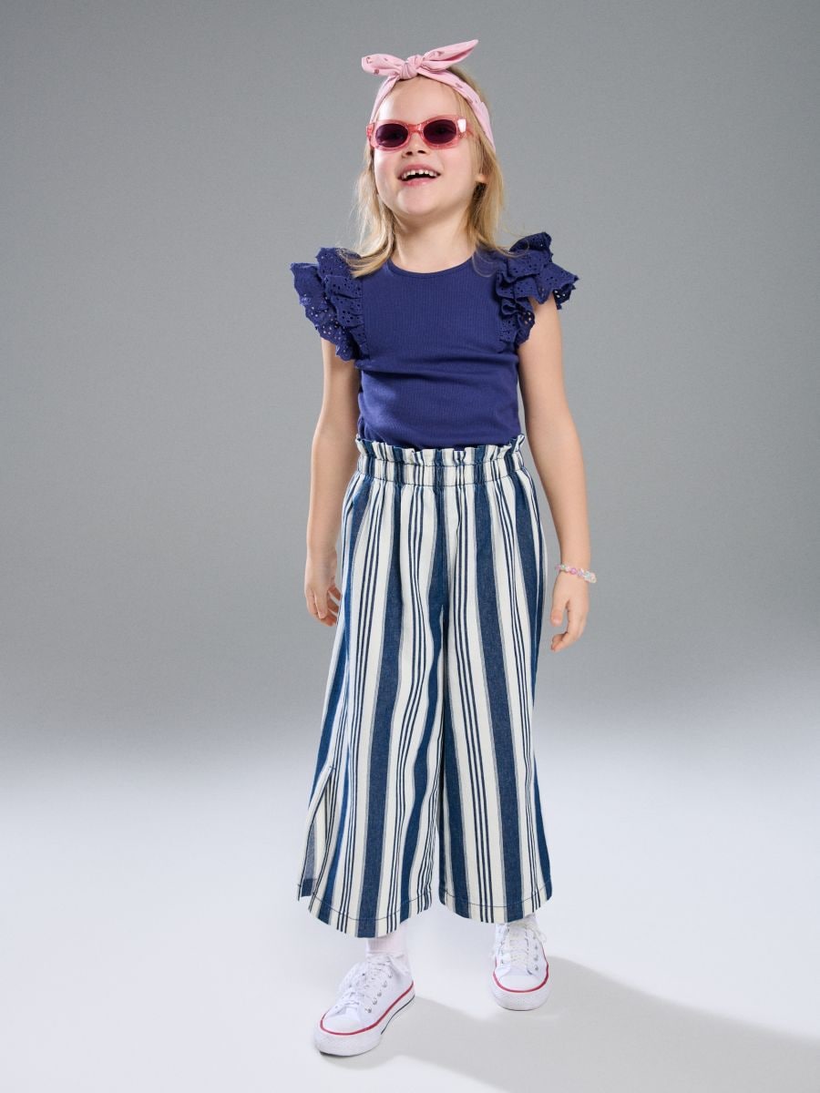 Джинси wide leg - різнобарвний - SINSAY