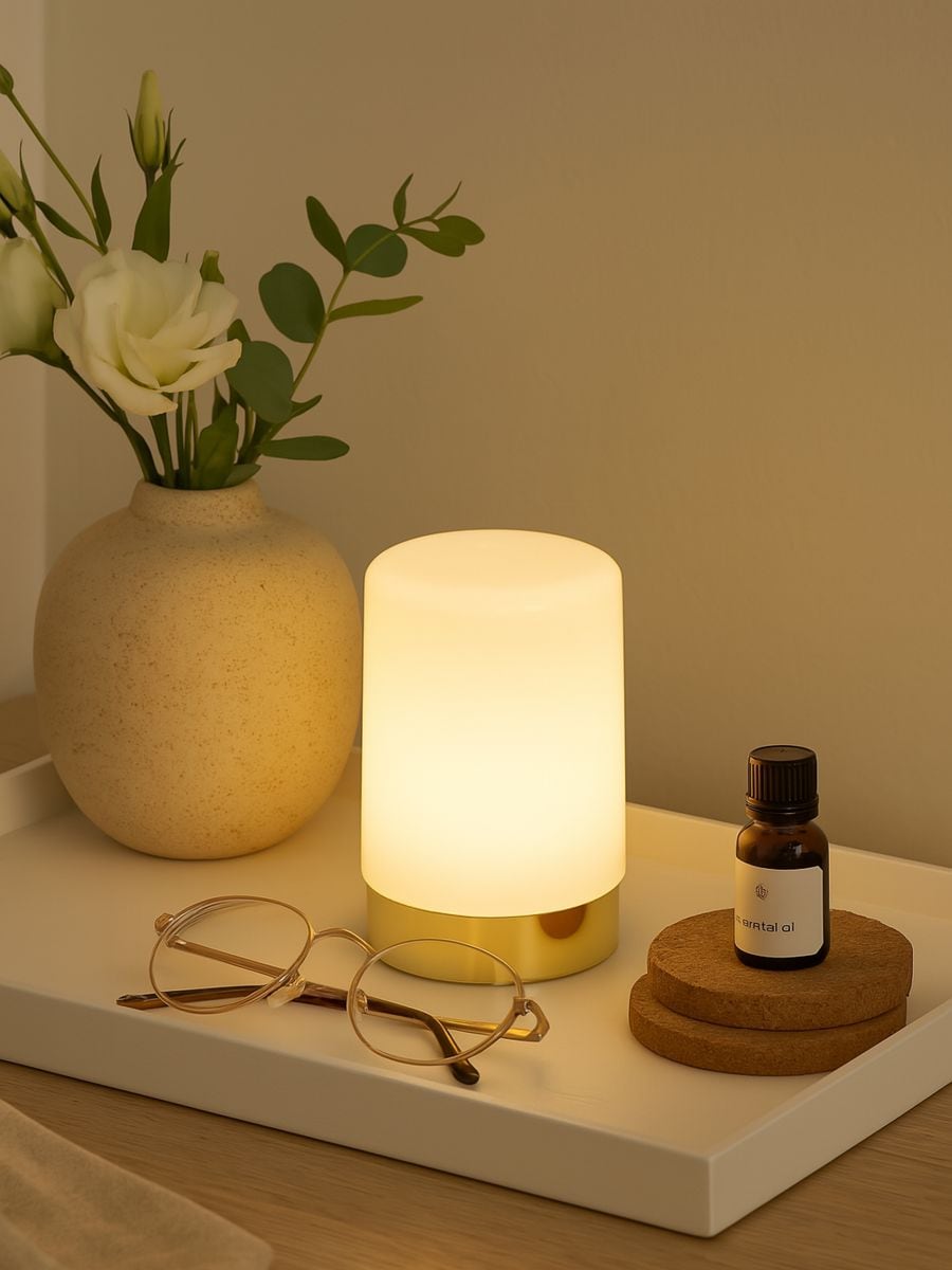 Elegancka lampka LED - biały - SINSAY