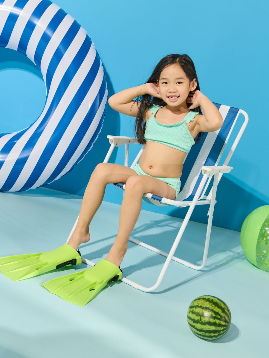 Dvodijelni kupaći kostim - zelena - SINSAY